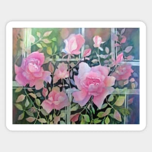 The Rose Trellis Sticker